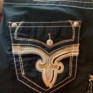 Rock Revival Men’s Classic Cargo Shorts Sz 40 New